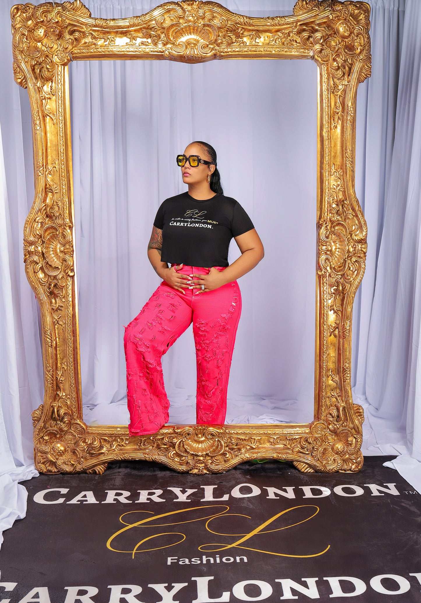 Fuchsia Frenzy Jeans