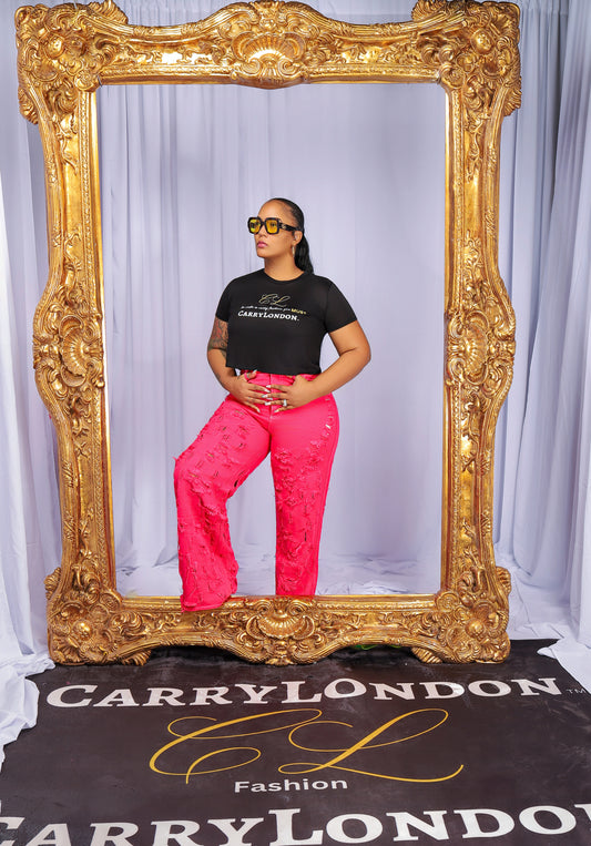 Fuchsia Frenzy Jeans